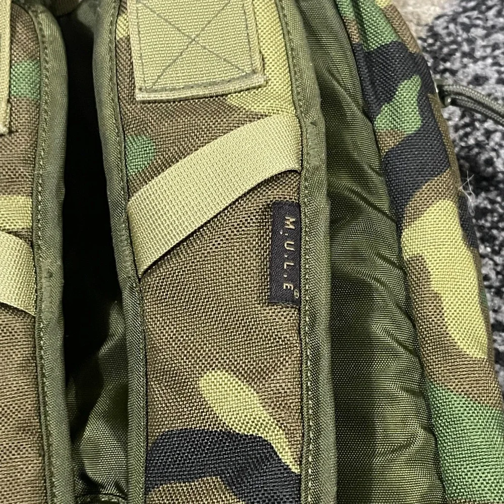 CamelBak M.U.L.E. Backpack Men OS Green Woodland Camo Tactical Hydration Pack
